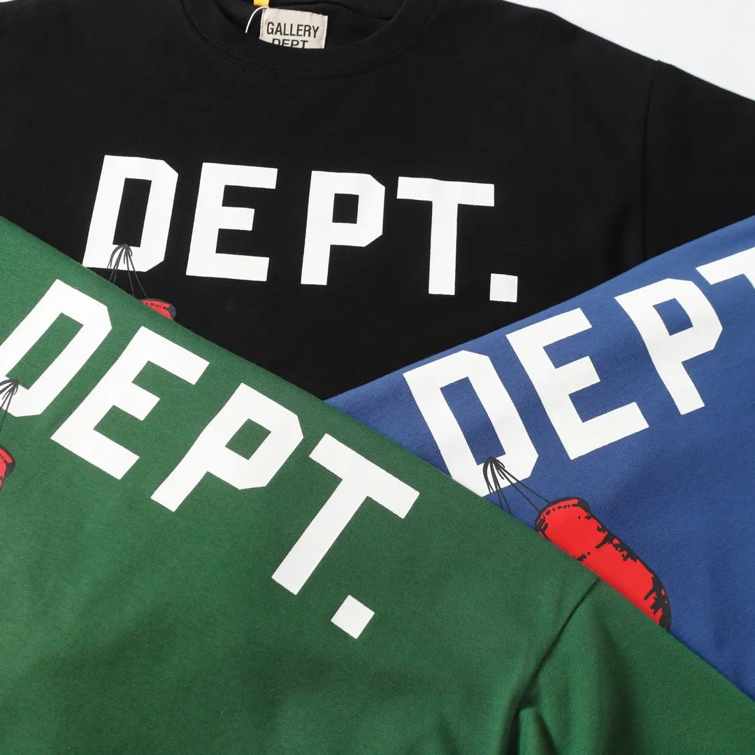 GALLERY.DEPT new short-sleeved model number: 3293P110 color: black blue green code number: S M L XL